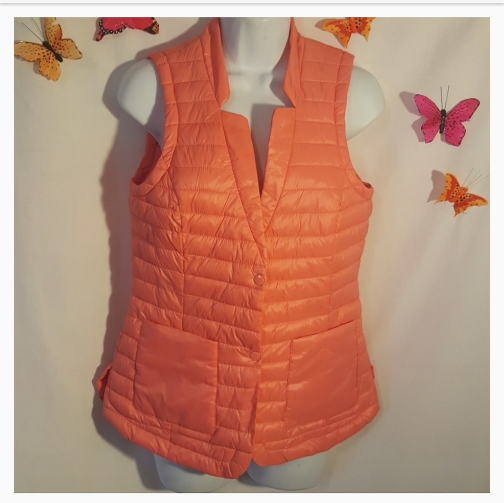 Map Womens Puffer Vest - Sz Small.